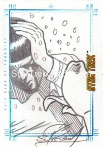Star Trek The Original Series Art Images Trading Card Sketch This Side of Paradise