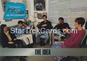 The Making of Star Trek The Next Generation Trading Card 1