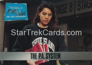 The Making of Star Trek The Next Generation Trading Card 11