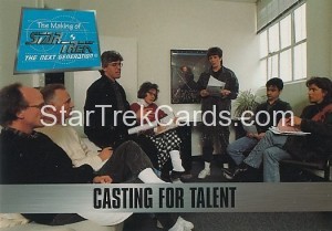 The Making of Star Trek The Next Generation Trading Card 5