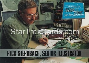 The Making of Star Trek The Next Generation Trading Card 8