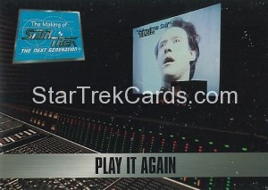 The Making of Star Trek The Next Generation Trading Card 92