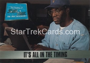 The Making of Star Trek The Next Generation Trading Card 95