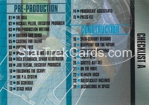 The Making of Star Trek The Next Generation Trading Card 99