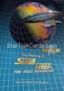 The Making of Star Trek The Next Generation Trading Card Gold Edition