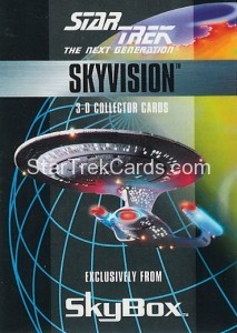 The Making of Star Trek The Next Generation Trading Card SkyVision Title Card