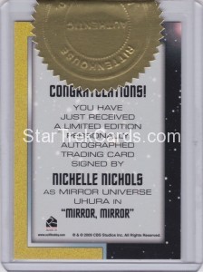 Star Trek The Remastered Original Series Trading Card A248 Back