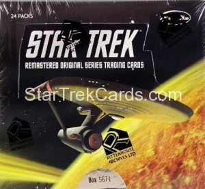 Star Trek The Remastered Original Series Trading Card Box