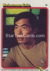 Star Trek The Motion Picture Topps Card 16
