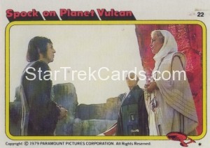 Star Trek The Motion Picture Topps Card 22