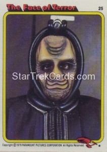 Star Trek The Motion Picture Topps Card 25