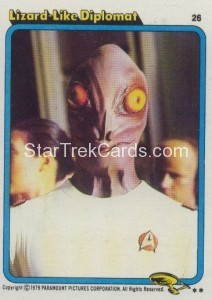 Star Trek The Motion Picture Topps Card 26
