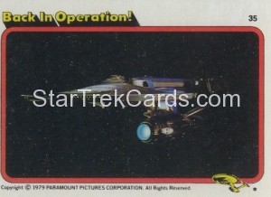 Star Trek The Motion Picture Topps Card 35