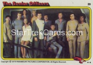 Star Trek The Motion Picture Topps Card 39