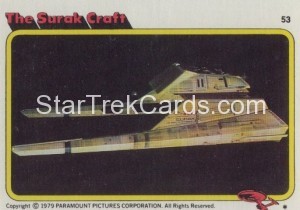 Star Trek The Motion Picture Topps Card 53