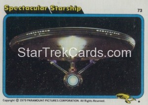 Star Trek The Motion Picture Topps Card 73