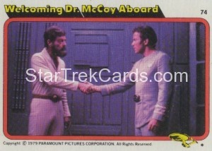 Star Trek The Motion Picture Topps Card 74