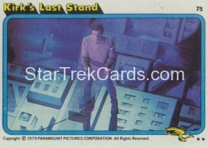 Star Trek The Motion Picture Topps Card 75