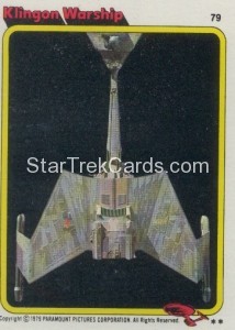 Star Trek The Motion Picture Topps Card 79