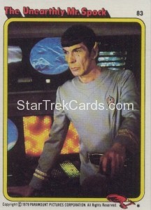 Star Trek The Motion Picture Topps Card 83