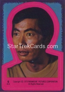 Star Trek The Motion Picture Topps Sticker 6