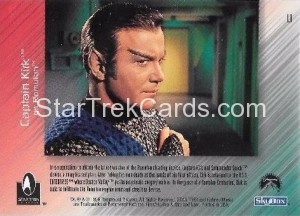 30 Years of Star Trek Phase Two Trading Card L1 Back