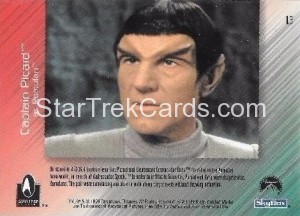 30 Years of Star Trek Phase Two Trading Card L3 Back