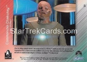 30 Years of Star Trek Phase Two Trading Card L5 Back