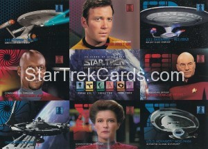 30 Years of Star Trek Phase Two Trading Card Promo Uncut 9 Card Sheet Pioneer