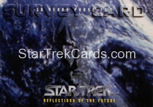 30 Years of Star Trek Phase Two Trading Card Survey Card