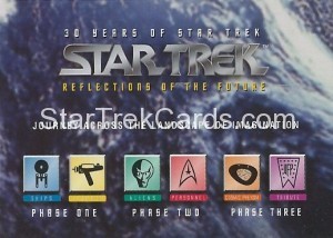 30 Years of Star Trek Phase Two Trading Card Title Card
