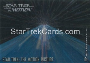 Star Trek Movies in Motion Trading Card 01