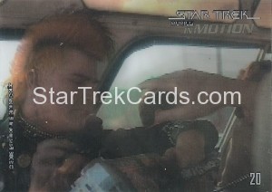 Star Trek Movies in Motion Trading Card 20