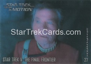 Star Trek Movies in Motion Trading Card 27