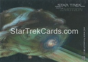 Star Trek Movies in Motion Trading Card 28