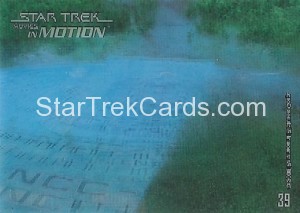 Star Trek Movies in Motion Trading Card 39