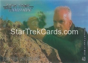 Star Trek Movies in Motion Trading Card 40