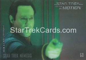 Star Trek Movies in Motion Trading Card 60