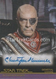 Star Trek Movies in Motion Trading Card A57 Christopher Plummer