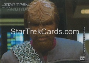 Star Trek Movies in Motion Trading Card C12