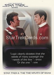 Star Trek Movies in Motion Trading Card Q2