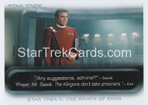 The Quotable Star Trek Movies Trading Card 10