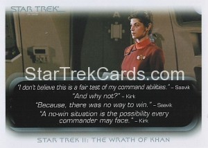 The Quotable Star Trek Movies Trading Card 11