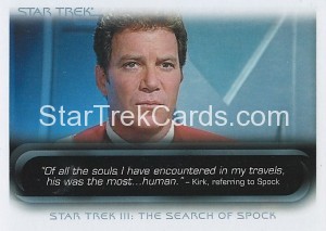 The Quotable Star Trek Movies Trading Card 19