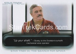 The Quotable Star Trek Movies Trading Card 22
