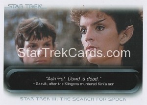 The Quotable Star Trek Movies Trading Card 25