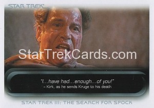 The Quotable Star Trek Movies Trading Card 27