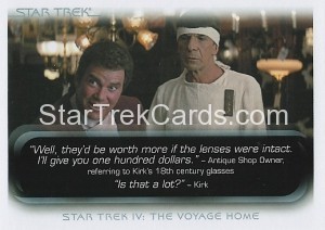 The Quotable Star Trek Movies Trading Card 32