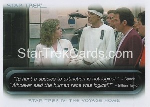 The Quotable Star Trek Movies Trading Card 33