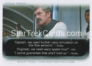 The Quotable Star Trek Movies Trading Card 4